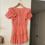 Love Shack Fancy  Natasha Pink Ruffle Mini Dress Size Small Photo 4