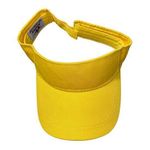 Alleson Athletics Vintage adjustable bright yellow y2k gorp unisex sun visor Photo 0