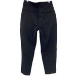 Kirkland Signature NEW KIRKLAND'S Pull On Ankle Pant Size XS Black Four Way Stretch Zipper Pocket Photo 3