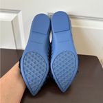 Aerosoles  Women's Damira Ballet Flat Blue Jean Textured Striped Knit Fabric 8 Photo 6