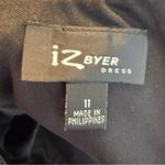 Iz Byer NEW Iz Beyer Y2K Floral Bubble Dress Juniors Size 11 Prom Party HoCo Retro Black Photo 4