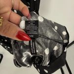 Jessica Howard  Black White Polka Dot Dress‎ Sleeveless Tie Waist Women 12 Retro Photo 6