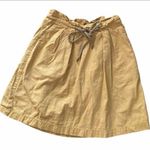Loft Ann Taylor Mustard Color Rope Cord Tie Skirt Size 2 Photo 0