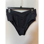La Blanca  Island Goddess Crossover High Waist Bottom - Black Sz 12 (New) Photo 4