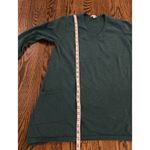 J Jill Size Medium Cotton Cashmere Blend Knit Tunic w/pockets Green V Photo 7