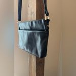 A New Day Black Crossbody Purse • Black Faux Leather with Gold Tone Hardware Photo 2