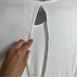 Sadie & Sage Anthropologie White Babydoll Ruffle Top Cutout Lace Cottagecore S Photo 6