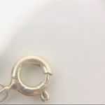 Sterling Silver Delicate , beaded  necklace Photo 6