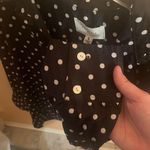 Tuckernuck NWT Pomander Place  Adair Black Polka Dot Button Down Blouse Photo 4