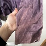 Dialogue NEW Jacket Womens Large Purple Suede Leather Fringe Open Lined Western Photo 4