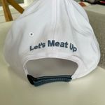 Miesfeld’s Meat Market Navy Blue and White Flat Brim Trucker Hat Adjustable Back Photo 11