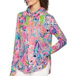 Lilly Pulitzer  Fletcher gumbo limbo Cowl neck pullover sweater small Photo 2