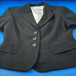 Kasper  Black Button-Up Blazer Photo 11