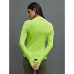 NWT CARBON38 Colorblock‎ Run Top in Melt Acid Lime Size XS Super Soft Neon Green Photo 3