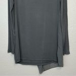 NWT European Culture Gray Stretch Scoop Neck Long Sleeves Tee Size XXL Photo 8