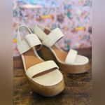 Lucky Brand NWOT Dk Natural Remy Stretch Delukah Platform Wedge Heels, Size 9M Photo 8