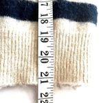 ZARA wool alpaca blend stripe sweater rhinestone buttons M Photo 6