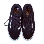 Vans Old Skool Black Sherpa Lace Up Low Skate Sneakers Shoes Women’s 7.5 Photo 1