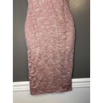 JOE & ELLE Dress Womens Small Mauve Pink Lace Bodycon Sheath Made USA Party Photo 2