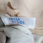 Costa Del Sol Cream, Pink, & Green Floral Tankini Top (12) Pink Photo 4