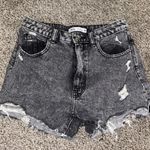 ZARA Ripped Jean Shorts Photo 0