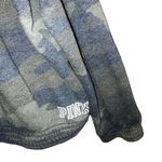 PINK Victoria Secret Camouflage Half Zip Sweater Large #759 Green Photo 3