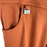 Onque Casual Burnt Orange Straight Leg Lightweight Stretchy Pull On Pants Size M Size M Photo 2