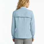 LL Bean Tropicwear UV Protection Long Sleeve Shirt in Mountain Lilac Size L Purple Size L Photo 7