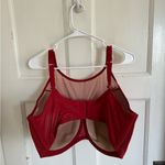 Cacique  red lace balconette underwire bra size 44H Photo 2
