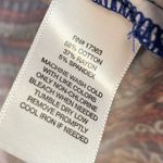 Cuddl Duds  Top Shirt Womens XL Pink Blue Hearts Short Sleeve Henley Casual Photo 4