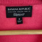 Banana Republic  Filpucci Wool Blend Pink Long Sleeve Crewneck Sweater M Photo 2