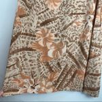 Vintage Floral Animal Print Maxi Dress Sleeveless Sz M/L Neutral Boho Western Tan Size M Photo 5