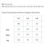 Dress the Population NWT  Bella Dress One Shoulder Blue Floral Maxi Size S Photo 4