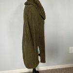 Dreamers  Cowl Neck Sweater Tunic OLIVE Small NWT Photo 2