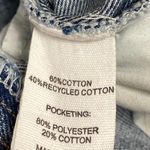 Princess Polly Women Blue High Waisted Raw Hem Cut Off Denim Jean Shorts Size 4 Photo 4