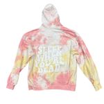 Barstool  Tie Dye Hoodie Sweatshirt Sleep When Youre Dead Smiley Face L Photo 1
