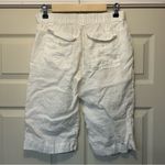 Johnny Was Cargo Shorts White 100% Linen Womens Size Small NWOT Photo 5