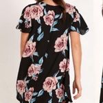 Show Me Your Mumu SMYM • Kylie Mini Dress swing floral chiffon Midnight Rocky Rose navy blue pink Photo 11