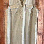 Alfani  Gray Faux Suede‎ Dress Size 14 Photo 0