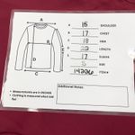 Y2K Womens Babydoll Top Size Small Red Beaded Whimsy Fairy Grunge Vamp Glam Photo 8