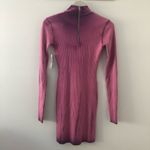 Cotton Citizen  The Ibiza Lavender Long Sleeve Bodycon Mock Neck Dress Photo 5