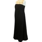 Mimi Maternity Black Formal Maternity strapless maxi dress size medium Photo 1