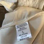 HYFVE  Cream Ruffle‎ Cold Shoulder Dress Size Large Photo 9