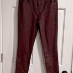 Kut From The Kloth  Connie Fab Ab Ankle Skinny Berry Snakeskin Coated Jeans Size8 Photo 0