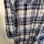 Love Tree  Shirt Dress Blue Plaid Photo 6