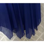 Blue Lace Sheer Slip Dress Negligee Sirencore Seductive Date Night S/M Photo 4