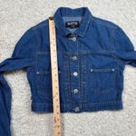 POLO JEANS CO RALPH LAUREN Womens Denim Jacket Blue Cropped Trucker Size S Photo 4