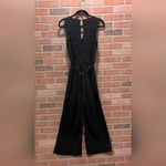 Alya | Black Lace Sleeveless Wide Leg Jumpsuit Size Small Photo 2