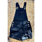 Ripped & Rolled Denim Street Style Overalls Shorts Romper Black Size S Photo 8