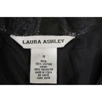 Laura Ashley Genuine Patent & Glossy Black Leather Jacket SZ M MSRP$218 Photo 4